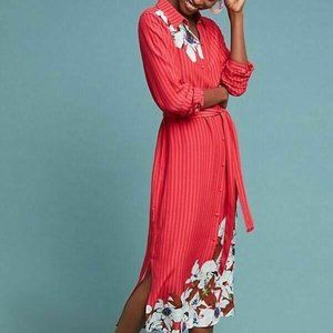 BL^NK LONDON Dress L PETITE Red CUDREY